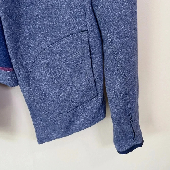 The North Face Heathered Blue Hooded Soft Open Cardigan - Picture 8 of 16
